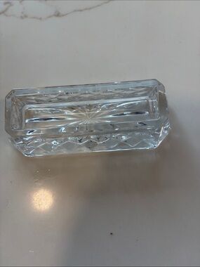 Waterford, stamped genuine business card holder.  Retired.
